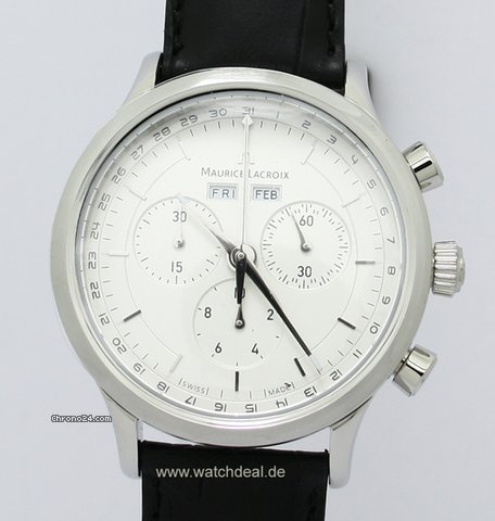 Maurice Lacroix Les Classiques Chronograph Neu Box & Papiere ink MwSt watches