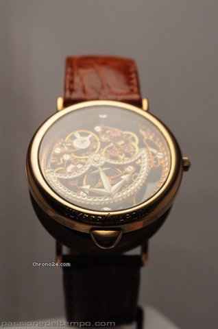 Ulysse Nardin scheletrato squelette 18 kt gold watches