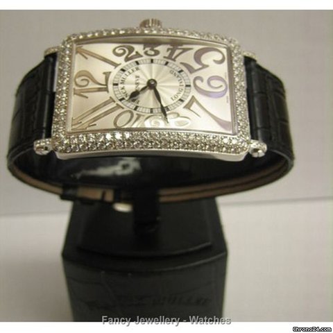 Franck Muller White Gold Relief Dial long island watches