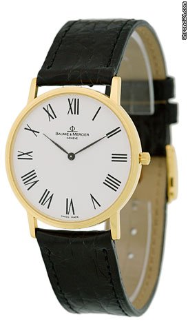 Baume & Mercier Gent's 18K Yellow Gold & Classima Strapwatch watches