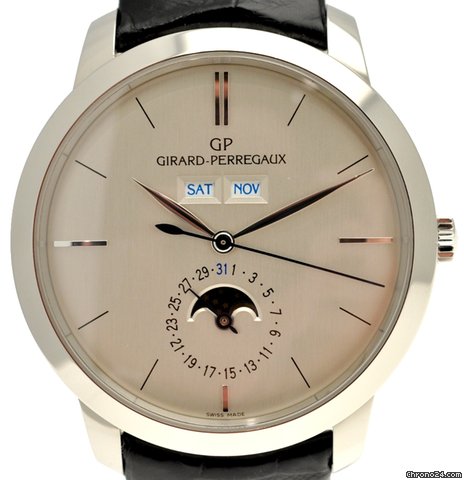 Girard Perregaux Collection 1966 Calendrier Complet Limited Edition Palladium watches