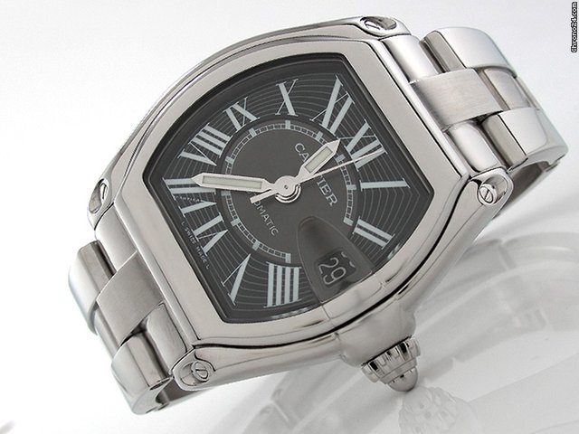 Cartier Herren "ROADSTER" Edelstahl Automatik watches