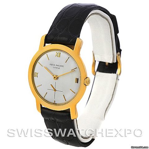 Patek Philippe Calatrava Vintage 18k Yellow Gold 2506 -1 1956 Watch watches