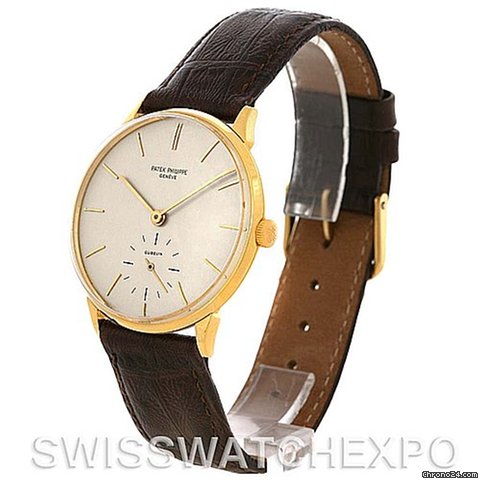 Patek Philippe Calatrava Vintage 18k Yellow Gold 3420 Year 1967 Watch watches