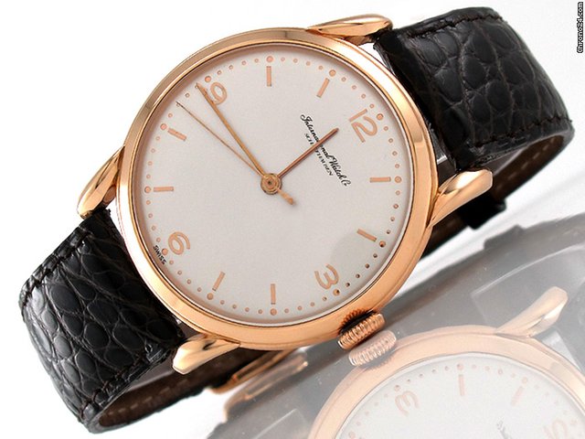 IWC Herren 750/- Rosegold Handaufzug watches