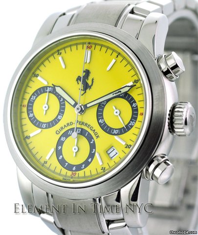 Girard Perregaux Ferrari Chronograph Yellow Dial 8020 watches