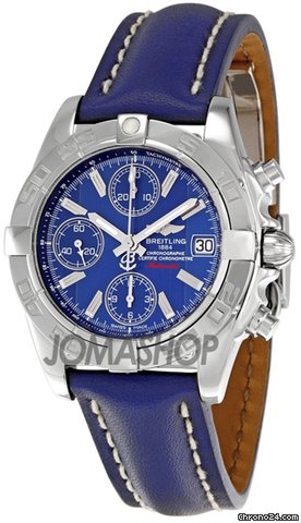 Breitling Chrono Galactic Blue Dial Mens Watch A13358L2-C776BLLD watches