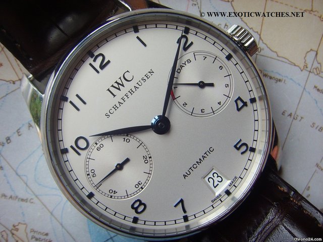 IWC 5001-07 PORTUGUESE 7 DAYS POWER RESERVE BOX PAPERS LIKE NEW watches