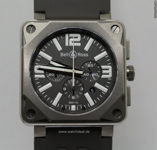 Bell & Ross BR 01-94 Chronographe Pro Titanium NEU incl MWST B+P watches