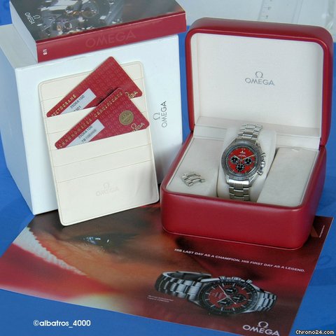 Omega Speedmaster Automatic The Legend M. Schumacher - Red dial watches