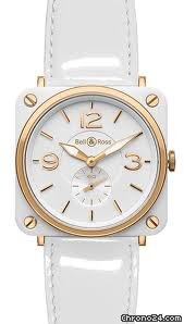 Bell & Ross BR S Quartz Pink Gold & White NEU incl MWST mit Box+Papieren watches