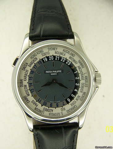 Replica Patek Philippe ORE DEL MONDO Ref.5110P PLATINO WORLD TIME Watch