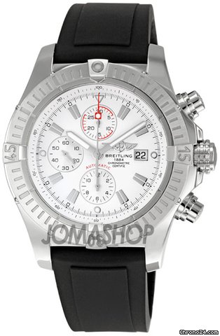 Breitling Bretling Super Avenger White Dial Chronograph Mens Watch A1337011-A660BKPD watches
