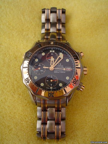 Omega Seamaster Chronometer 750er Rosegold/Titan watches