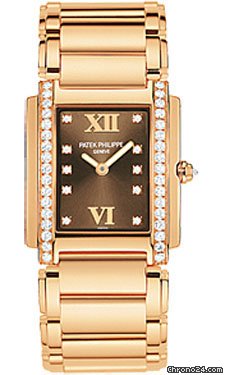 Replica Patek Philippe Twenty-4 Small Rose Gold Watch