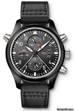 Replica IWC Pilots Watch Double Chronograph TOP GUN Watch
