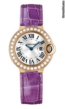 Replica Cartier Ballon Bleu Pink Gold With Diamonds Watch