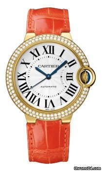 Cartier Ballon Bleu Yellow Gold With Diamonds watches