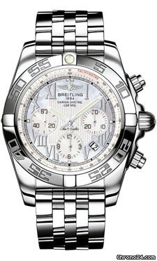 Replica Breitling Chronomat B01 Stainless Steel Polished Bezel Watch