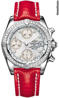 Breitling Chrono Cockpit Stainless Steel Diamonds watches