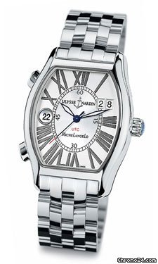 Replica Ulysse Nardin Michelangelo UTC Dual Time Steel Watch