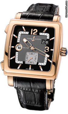Ulysse Nardin Quadrato Dual Time Rose Gold watches