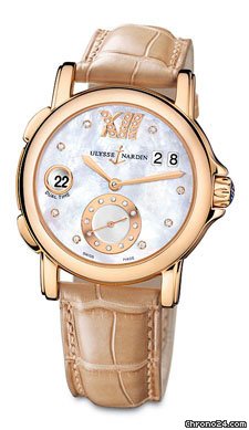 Ulysse Nardin GMT Dual Time 37mm Ladies Gold watches