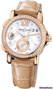 Ulysse Nardin GMT Dual Time 37mm Ladies Gold watches