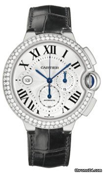 Cartier Ballon Bleu White Gold With Diamonds watches