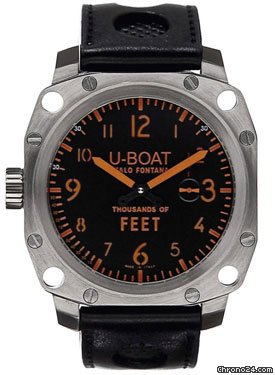U-Boat Thousands Of Feet 50 Stainless Steel Polished watches