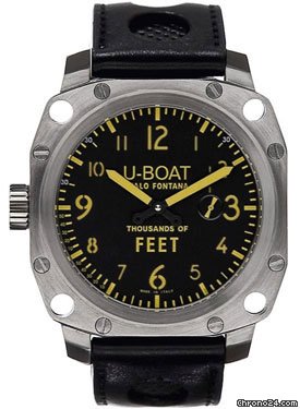 U-Boat Thousands Of Feet 50 Stainless Steel Polished watches