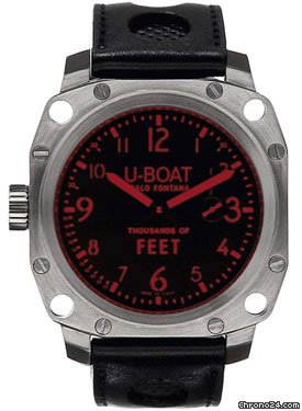 U-Boat Thousands Of Feet 50 Stainless Steel Polished watches