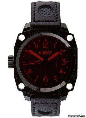 U-Boat Thousands Of Feet 43 Black Steel watches