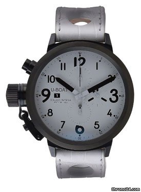 U-Boat Flightdeck 50 Black Steel Chronograph watches