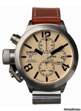 U-Boat Classico 45 Sterling Silver Chronograph watches