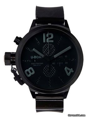U-Boat Classico 45 Black Steel Chronograph watches