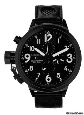 U-Boat Flightdeck Z 43 Black Steel Chronograph watches