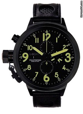 U-Boat Flightdeck Z 50 Black Steel Chronograph watches