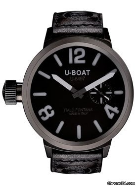U-Boat Flightdeck 50 Black Steel watches