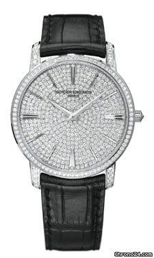 Vacheron Constantin Patrimony Traditionnelle Fully Paved Large Size watches