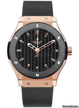 Hublot Classic Fusion 42mm Red Gold And Ceramic watches
