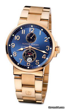 Ulysse Nardin Maxi Marine Chronometer 1846 Gold watches