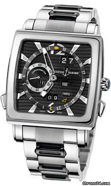 Ulysse Nardin Quadrato Dual Time Perpetual White Gold watches