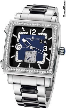 Ulysse Nardin Quadrato Dual Time Stainless Steel watches