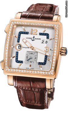 Ulysse Nardin Quadrato Dual Time Rose Gold watches