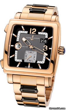 Ulysse Nardin Quadrato Dual Time Rose Gold watches
