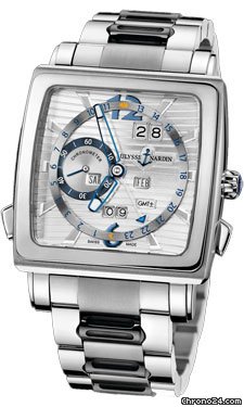 Ulysse Nardin Quadrato Dual Time Perpetual White Gold watches