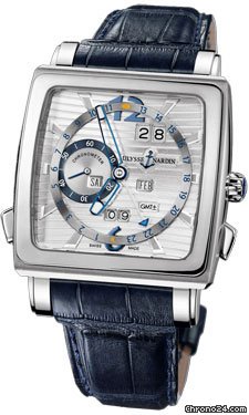Ulysse Nardin Quadrato Dual Time Perpetual White Gold watches