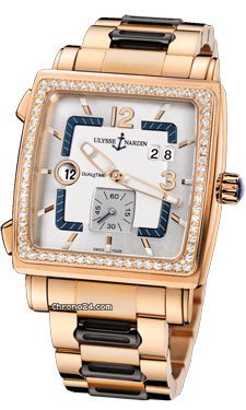 Ulysse Nardin Quadrato Dual Time Rose Gold watches