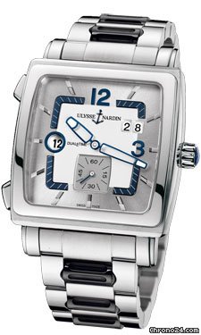 Ulysse Nardin Quadrato Dual Time Stainless Steel watches